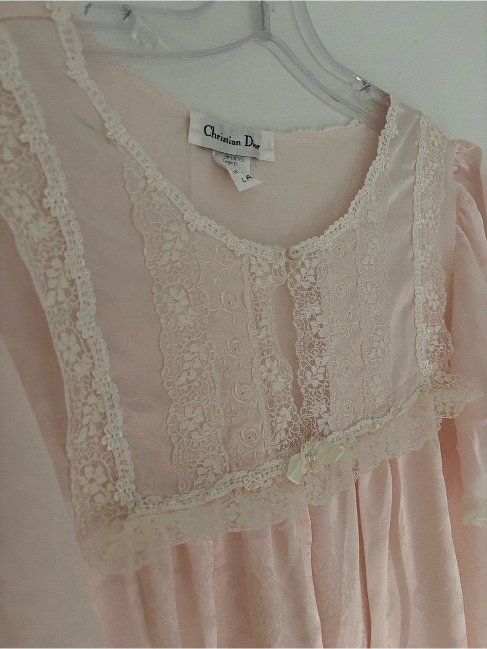 Christian Dior nightgown vintage size L (fits medium-large)